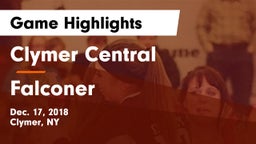 Clymer Central  vs Falconer Game Highlights - Dec. 17, 2018
