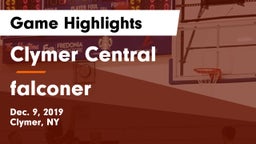 Clymer Central  vs falconer Game Highlights - Dec. 9, 2019