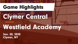 Clymer Central  vs Westfield Academy Game Highlights - Jan. 30, 2020