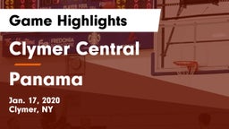 Clymer Central  vs Panama  Game Highlights - Jan. 17, 2020