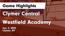 Clymer Central  vs Westfield Academy Game Highlights - Jan. 4, 2020