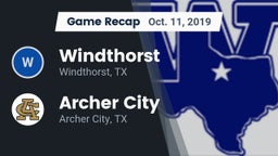 Recap: Windthorst  vs. Archer City  2019