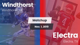 Matchup: Windthorst High vs. Electra  2019