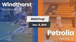 Matchup: Windthorst High vs. Petrolia  2019