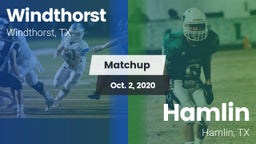 Matchup: Windthorst High vs. Hamlin  2020