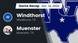 Recap: Windthorst  vs. Muenster  2020