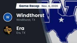 Recap: Windthorst  vs. Era  2020