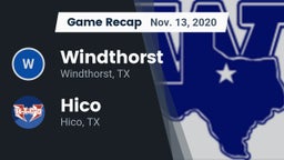 Recap: Windthorst  vs. Hico  2020