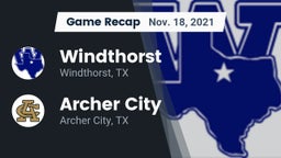 Recap: Windthorst  vs. Archer City  2021