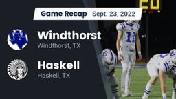 Recap: Windthorst  vs. Haskell  2022