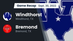 Recap: Windthorst  vs. Bremond  2022