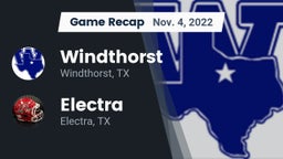 Recap: Windthorst  vs. Electra  2022