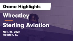 Wheatley  vs Sterling Aviation  Game Highlights - Nov. 23, 2022