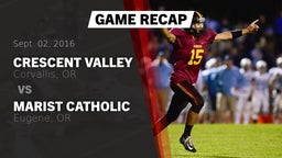 Recap: Crescent Valley  vs. Marist Catholic  2016