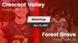Matchup: Crescent Valley vs. Forest Grove  2017