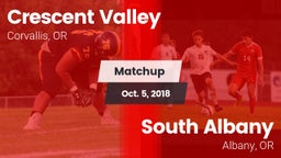 Matchup: Crescent Valley vs. South Albany  2018