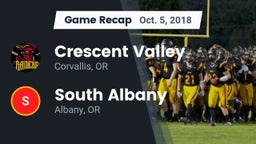 Recap: Crescent Valley  vs. South Albany  2018