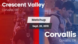 Matchup: Crescent Valley vs. Corvallis  2019