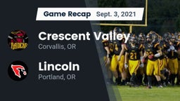 Recap: Crescent Valley  vs. Lincoln  2021