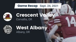 Recap: Crescent Valley  vs. West Albany  2021