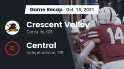 Recap: Crescent Valley  vs. Central  2021