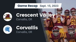 Recap: Crescent Valley  vs. Corvallis  2023