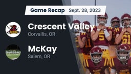 Recap: Crescent Valley  vs. McKay  2023