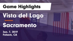 Vista del Lago  vs Sacramento  Game Highlights - Jan. 7, 2019