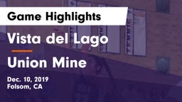 Vista del Lago  vs Union Mine  Game Highlights - Dec. 10, 2019