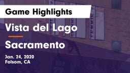 Vista del Lago  vs Sacramento  Game Highlights - Jan. 24, 2020