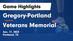 Gregory-Portland  vs Veterans Memorial  Game Highlights - Jan. 17, 2023