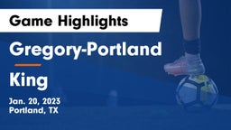 Gregory-Portland  vs King  Game Highlights - Jan. 20, 2023