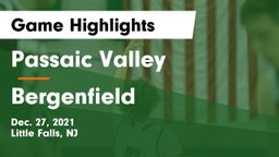Passaic Valley  vs Bergenfield  Game Highlights - Dec. 27, 2021