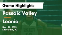 Passaic Valley  vs Leonia  Game Highlights - Dec. 27, 2023