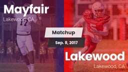 Matchup: Mayfair  vs. Lakewood  2017