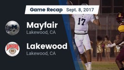 Recap: Mayfair  vs. Lakewood  2017