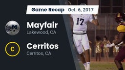 Recap: Mayfair  vs. Cerritos  2017