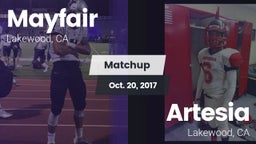 Matchup: Mayfair  vs. Artesia  2017