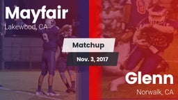 Matchup: Mayfair  vs. Glenn  2017