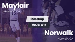 Matchup: Mayfair  vs. Norwalk  2018