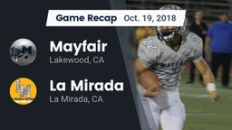 Recap: Mayfair  vs. La Mirada  2018