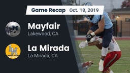 Recap: Mayfair  vs. La Mirada  2019