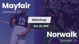 Matchup: Mayfair  vs. Norwalk  2019