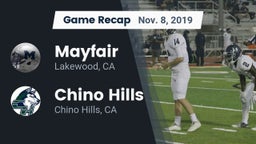 Recap: Mayfair  vs. Chino Hills  2019
