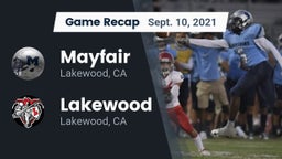 Recap: Mayfair  vs. Lakewood  2021