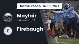 Recap: Mayfair  vs. Firebaugh 2021