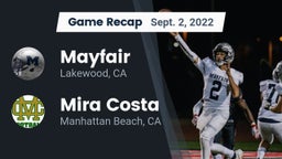 Recap: Mayfair  vs. Mira Costa  2022