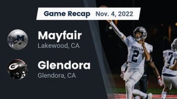 Recap: Mayfair  vs. Glendora  2022