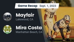 Recap: Mayfair  vs. Mira Costa  2023