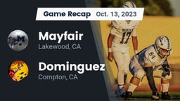 Recap: Mayfair  vs. Dominguez  2023